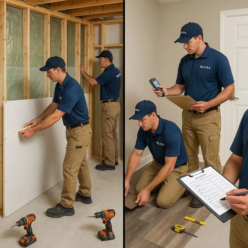 Repairs and Reconstruction process in Ithaca, NY